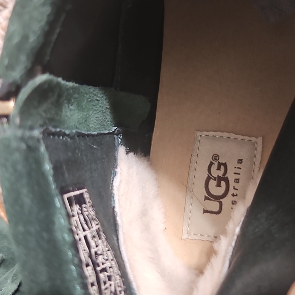 UGG Shenandoah Suede Moccasin Fringe Ankle Booties 8.5 - Picture 6 of 9